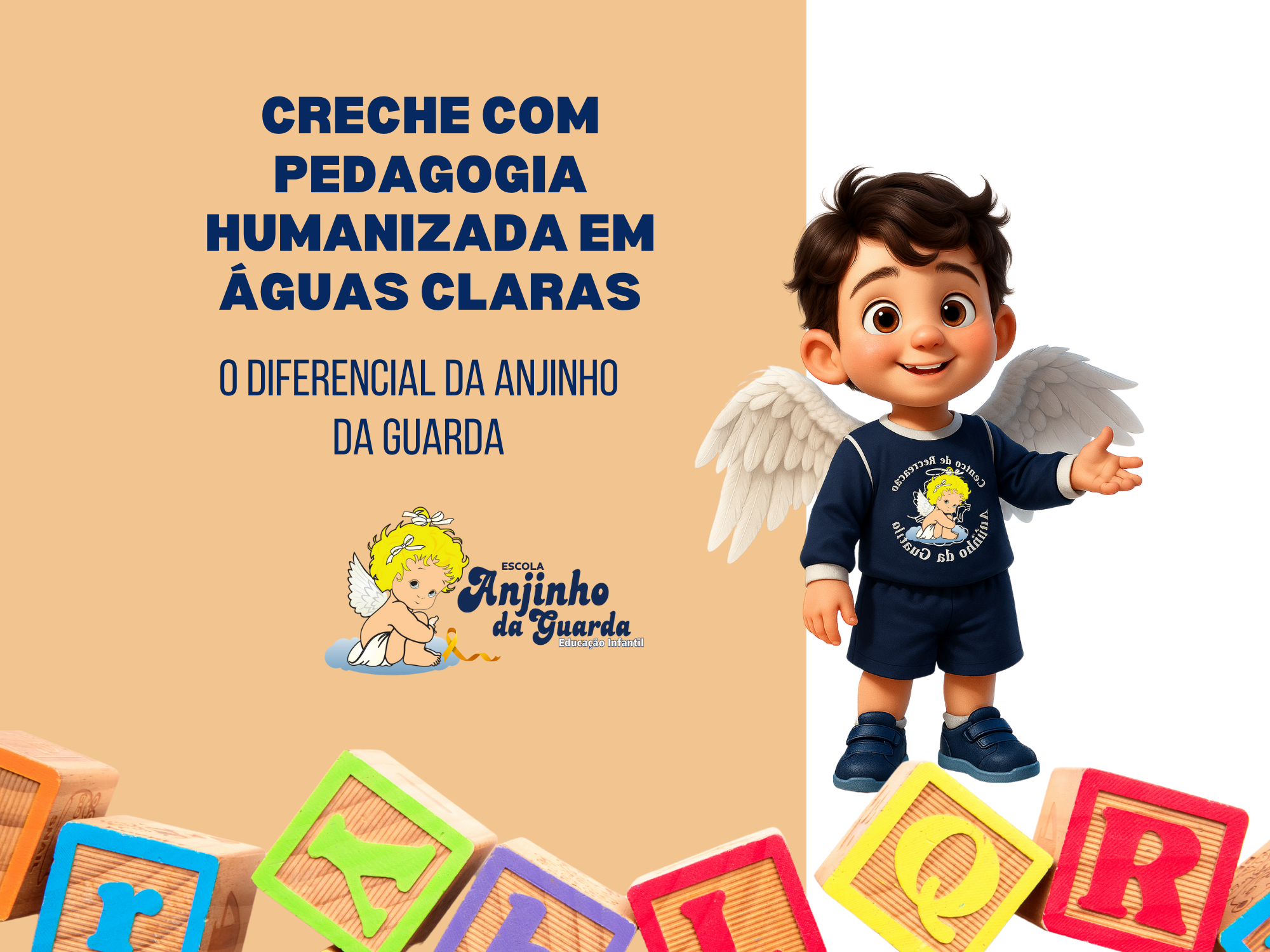 Leia mais sobre o artigo Creche com pedagogia humanizada em Águas Claras: o diferencial da Anjinho da Guarda