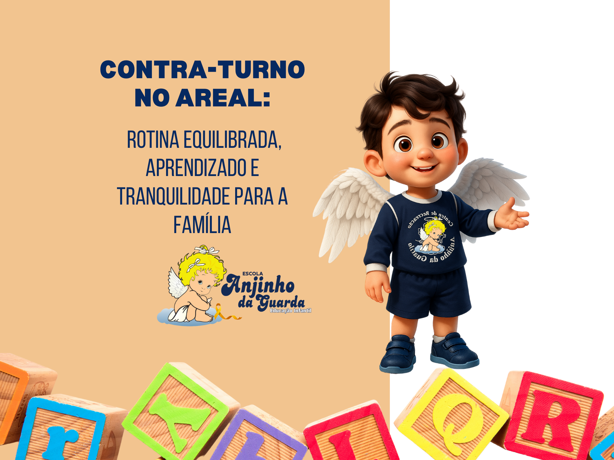 No momento, você está visualizando Contra-Turno no Areal: rotina equilibrada, aprendizado e tranquilidade para a família