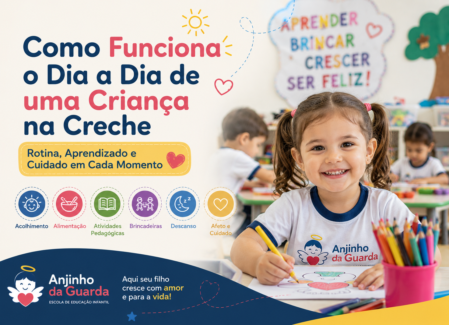 Leia mais sobre o artigo Como Funciona o Dia a Dia de uma Criança na Creche