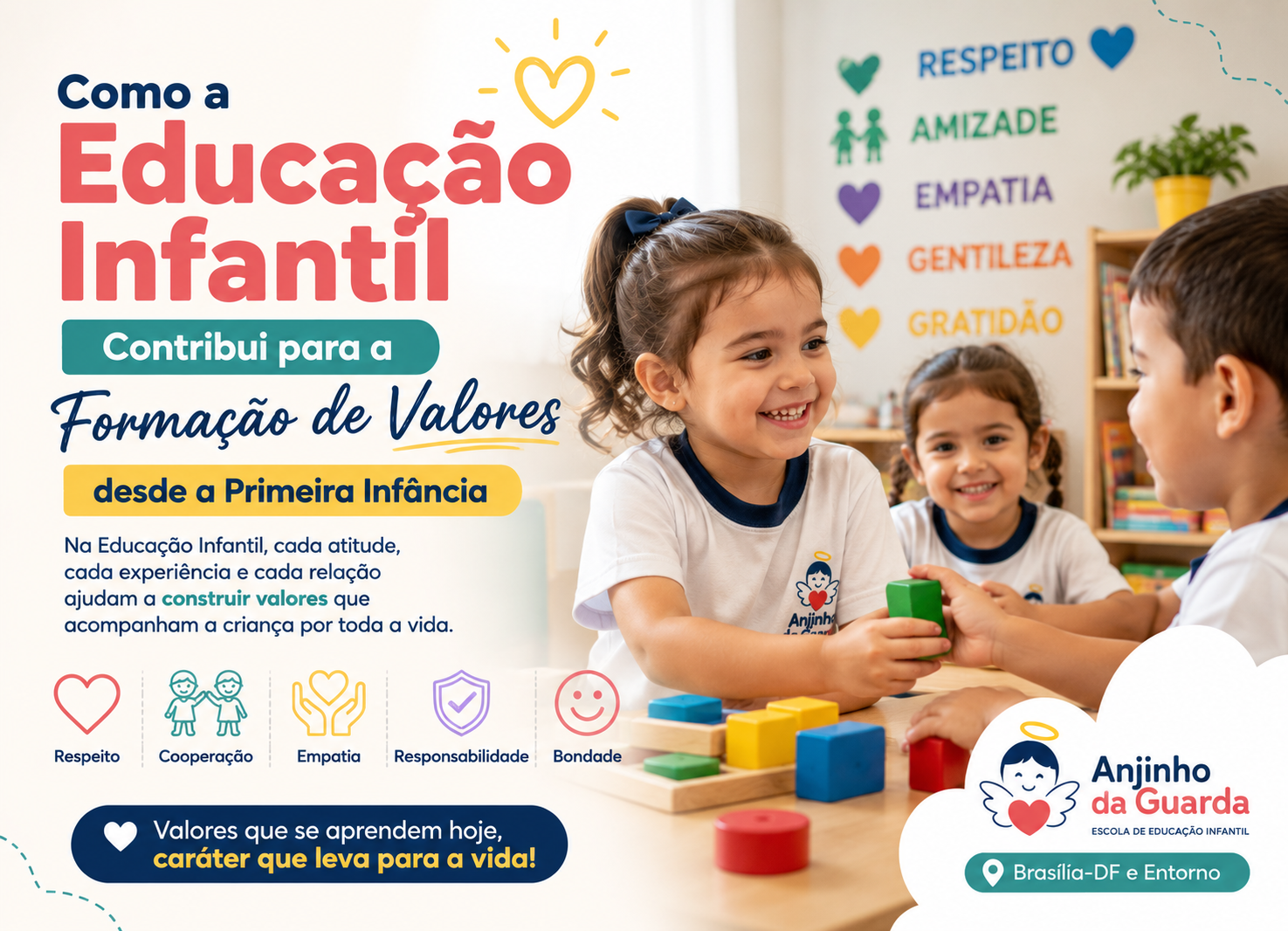 Leia mais sobre o artigo Como a Educação Infantil Contribui para a Formação de Valores desde a Primeira Infância