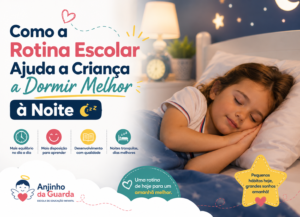 Como a Rotina Escolar Ajuda a Criança a Dormir Melhor à Noite