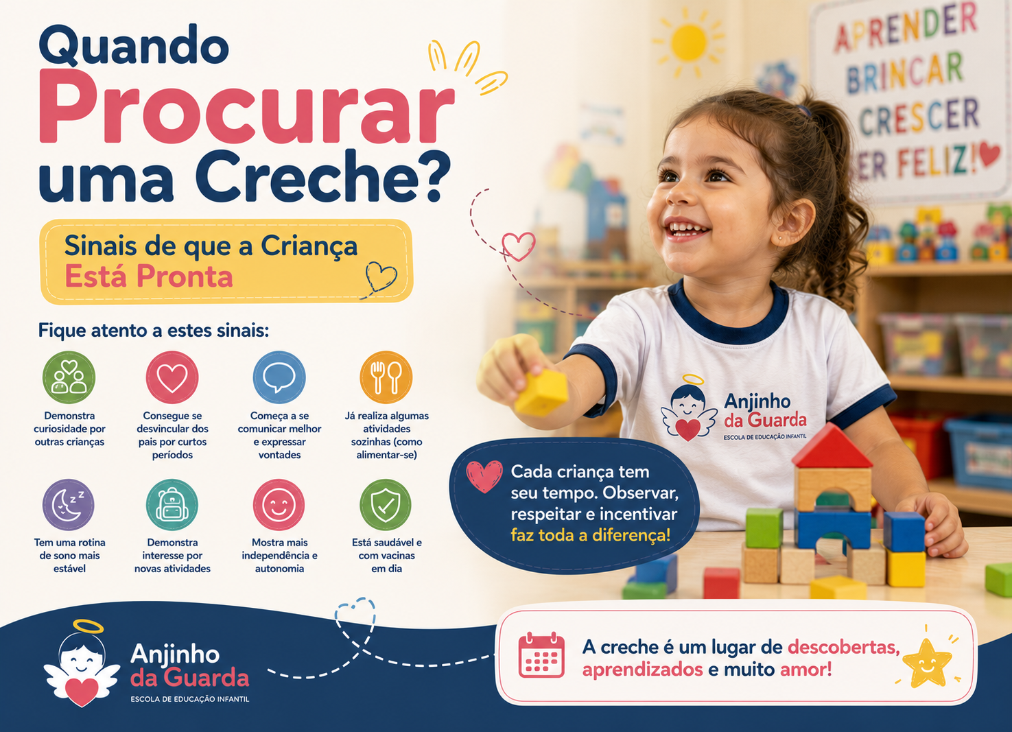 No momento, você está visualizando Quando Procurar uma Creche? Sinais de que a Criança Está Pronta